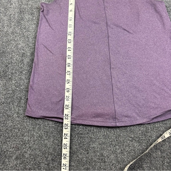 NIKE Girls Purple Athletic Standard Fit Logo Strap Tank Top Dri-fit  size: XL - Picture 6 of 7